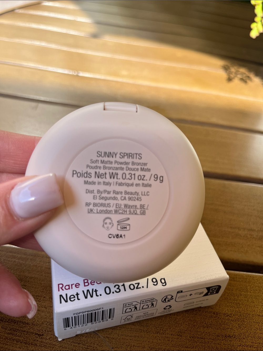 Rare Beauty Warm Wishes Soft Matte Powder Bronzer - Sunny Spirits (Warm Brown) - Picture 7 of 8